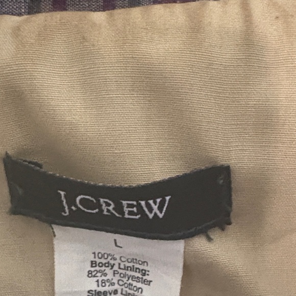 J. Crew Multicolor Plaid Women's Blazer - Picture 6 of 8